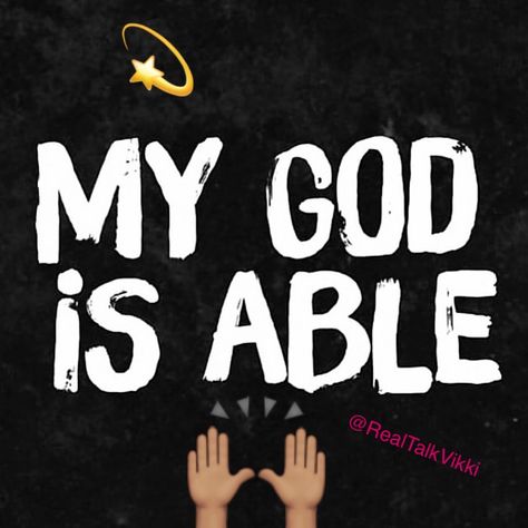 My God Is Able, God Is Able, Inspirational Smile Quotes, Good Morning Spiritual Quotes, Powerful Inspirational Quotes, Gods Love Quotes, Ayat Alkitab, Inspirational Quotes God, Inspirational Bible Quotes