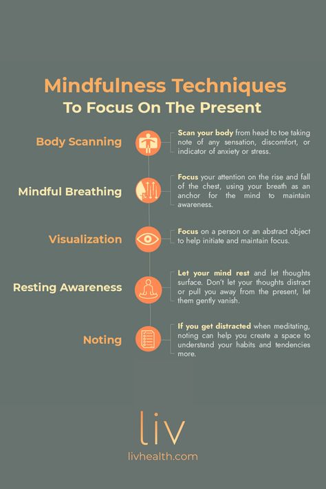 With everything that's been going on, it would greatly help to pause and practice being mindful. Learn how to focus on the present with these mindfulness techniques as you take it one day at a time. Save for future. #wellness #mindfulness #mentalhealth How To Be More Present, How To Be Present, Feeling Grounded, Focus On The Present, How To Focus, Everyday Magic, Being Mindful, Happy Mind, Mindfulness Techniques