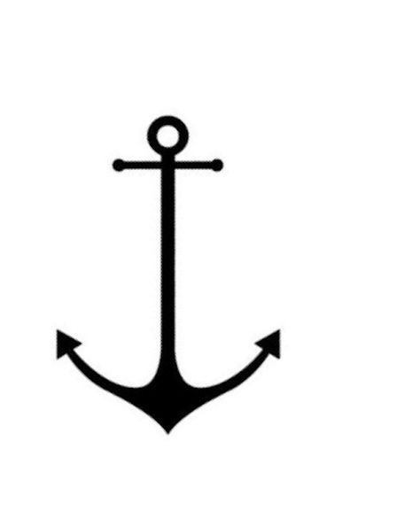 Simple Anchor Tattoo, Tiny Anchor Tattoo, Nautical Frame, Anchor Stencil, Small Anchor Tattoos, Anchor Tattoo Design, Anker Tattoo, Diy Nautical, Tattoo Outline Drawing