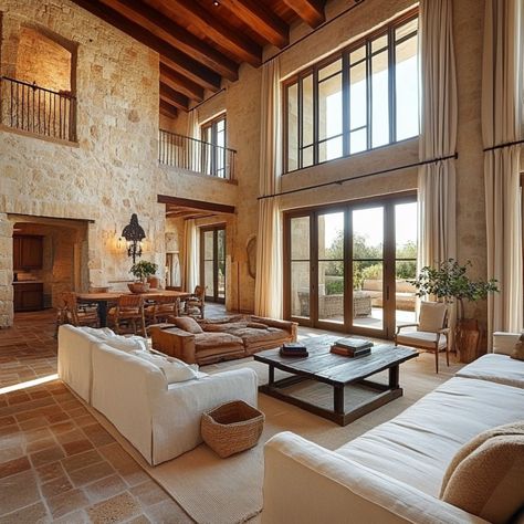 10 Mediterranean Living Room Ideas: Create Cozy and Inviting Spaces with Rustic Elegance | Florgeous Italian Villa Living Room, Mediterranean Living Room Ideas, Italian Style Living Room, Spanish Living Room, Mediterranean Living Rooms, Villa Living Room, Mediterranean Living Room, Mediterranean Living, Mediterranean Design