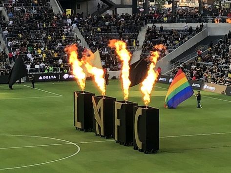 LAFC Lafc Soccer, Los Angeles Football Club, Linear Park, Fan Engagement, Sports Marketing, Soccer Mom, Event Styling, Experiential, Football Club