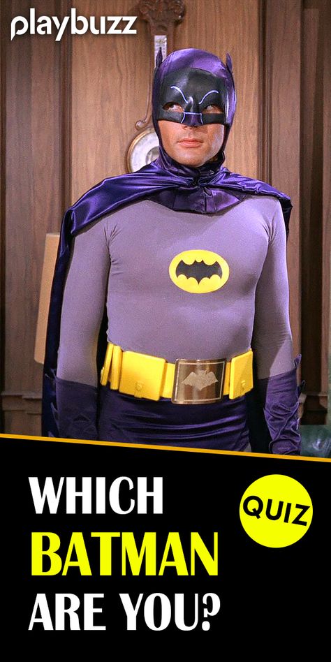 Batman doesn't just come in one form. Which Batman are you? **** #PlaybuzzQuiz Superheroes Marvel DC Superman Avengers Justice League Bruce Wayne Joker Playbuzz Quiz Trivia How To Become Like Batman, Lego Bruce Wayne, Superhero Quizzes, Batman X Superman, Batman Movies In Order, Batman Memes, Batman Quotes, Dc Superman, Fun Personality Quizzes