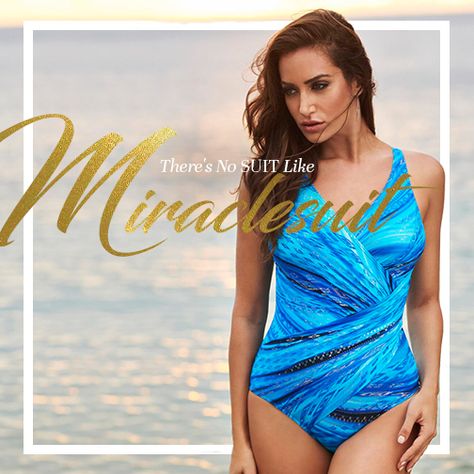 Miraclesuit Swimwear, Miracle Suit, Stylish Bathing Suits, Miracle Suit Swimwear, Wedding Honeymoon, Swimming Costume, Top Designer Brands, Shop Swimwear, Real Women