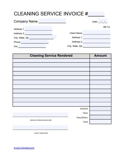 Maid Service Invoice Template: Free Cleaning Service Templates - Template Sumo Home Cleaning Services Business, Business Invoice Templates Free, House Cleaning Invoice, Cleaning Invoice Template, Cleaning Contracts Free Printable, House Cleaning Services Prices, Clean Like A Maid, Maid Service Checklist, Cleaning Business Ideas