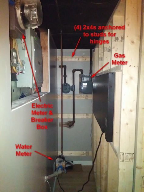 How To Hide Duct Work In Basement, Hide Pipes, Basement Poles, Basement Decoration, Dream Basement, Cinder Block Walls, False Wall, Moving Walls, Basement Remodel Diy