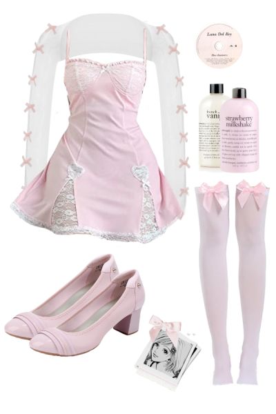 coquette outfit inspo w/ affiliate links attached🎀✨ #coquette #aesthetic #pink #outfit #outfitinspiration #outfitideas #pinkaesthetic Coquette Inspo Outfit, Coquette Core Outfits, Soft Pink Aesthetic Outfits, Pink Theme Outfit, Pink Grunge Aesthetic Outfits, Cocette Aesthetic Outfits, Coquette Aestethic Outfits, Croquette Outfits, Couqutte Outfit Ideas