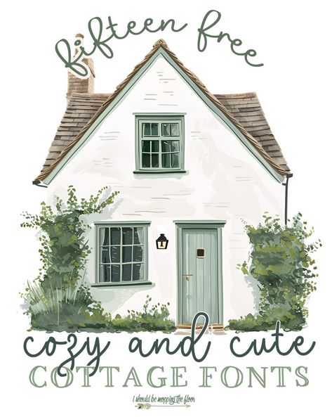 15 Free Cottagecore Fonts Cottagecore Fonts Canva, Free Typewriter Font, Big Cottages, Farmhouse Font, Wifi Password Sign, Free Commercial Fonts, Pretty Cottage, Feminine Fonts, Useful Ideas