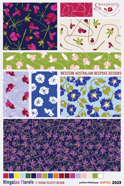 Surtex Trade Show 2023 Textile Patterns Design Prints, Modern Floral Design, Textile Pattern Design, Illustration Fashion Design, 2023 Trends, Patterns Design, Quilting Fabrics, Trends 2023, Charm Pack