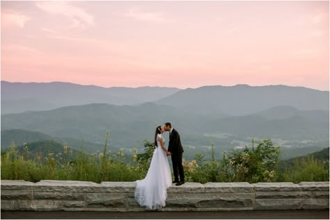 Foothills Parkway wedding photos in the Great Smoky Mountains National Park. Smokies elopement in Townsend, Tennessee. Great Smoky Mountains Engagement Photos, Foothills Parkway Tennessee Wedding, Cades Cove Wedding Photos, Foothills Parkway Elopement, Foothills Parkway Tennessee, Cades Cove Tennessee Photography, Smoky Mountain Wedding Elopements, Smokey Mountain Elopement, Smoky Mountains Wedding