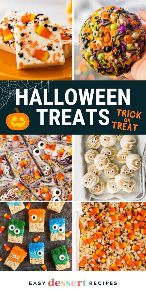 These Halloween Treats are perfect for parties or post-trick-or-treating! Find cookies, brownies, cupcakes, and more spooky dessert ideas on our site. Easy Halloween Dessert Recipes, Homemade Pumpkin Pancakes, Fall Desserts Thanksgiving, Halloween Dessert Recipes, Recipes Treats, Brownies Cupcakes, Fun Halloween Desserts, Halloween Brownies, Kid Friendly Dessert