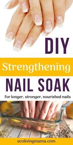 Diy Nail Soak, Strengthen Nails, Nail Soak, Manicure Tips, How To Grow Nails, Manicure Diy, Brittle Nails, Nail Growth, Nail Strengthener