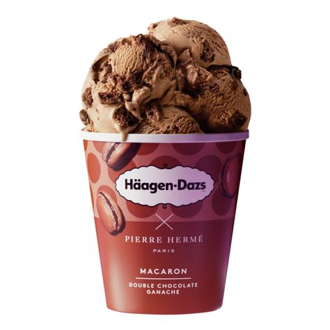 NEW 🍦 Ice Cream Haagen-Dazs has launched new Macaron flavoured ice cream with Pierre Herme Available in Asda now and in Tesco, Morrisons, Waitrose, Co-Op and Sainsbury’s from March Haagen Dazs Ice Cream, Haagen Dazs, Macaron Flavors, Flavor Ice, Ice Cream Flavors, New Food, Chocolate Ice Cream, Double Chocolate, Ice Creams