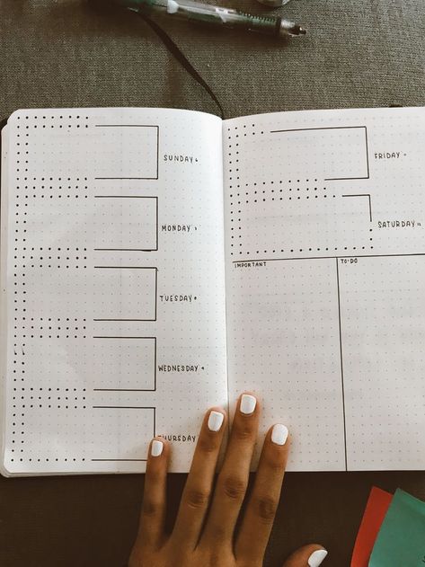 Journal Format Layout, Simple Journal Design, Bullet Journal Minimalist, Bullet Journal 2020, Bullet Journal Notes, Bullet Journal Weekly, Bullet Planner, Bullet Journal Mood, Bullet Journal Planner