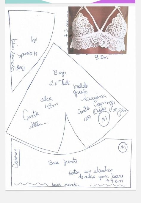 Bra Hacks Diy, Crop Top Sewing Pattern, Bra Sewing Pattern, Diy Bra, Bra Sewing, Diy Vetement, Diy Clothes Design, Bra Pattern, Sewing Design