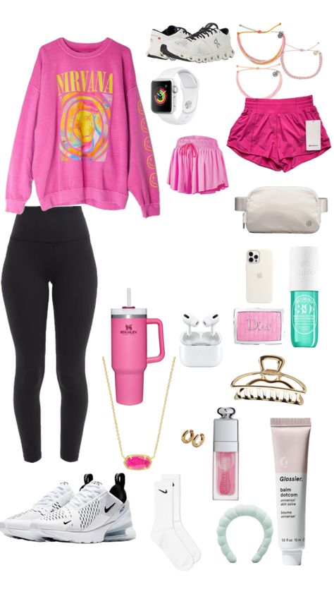 #shuffle #pink #preppy #outfitinspo #pinkpreppy #outfit #birthday #wishlist Preppy Outfit Ideas For School, Shuffles Ideas, Chill Clothes, Preppy Outfit Ideas, Outfit Ideas For School, Outfit Birthday, Pink Preppy, Birthday Fits, Balm Dotcom