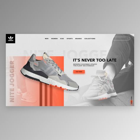 Shoes Website Design, Shoes Banner Design, Ux Landing Page, Shoe Website, Shoes Banner, Banner Web Design, Facebook Ads Design, Ui Design Website, Banner Ads Design