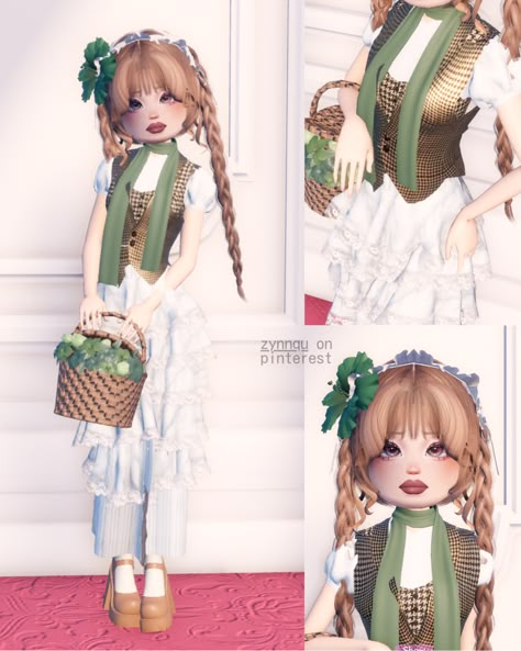 #dti #dresstoimpress mori kei (forest style) inspired outfit Moro Kei, Mori Kei Dress To Impress, Mori Kei Outfits, 2d Fashion, Forest Style, Dti Outfits, Mori Kei, Gaming Clothes, Dress To Impress