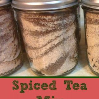 Tea Mixes In A Jar, Unsweetened Lemonade, Spice Tea Mix, Spiced Tea Recipe, In A Jar Recipes, Mason Jar Mixes, Jar Mixes, Gift In A Jar, Gifts In A Jar