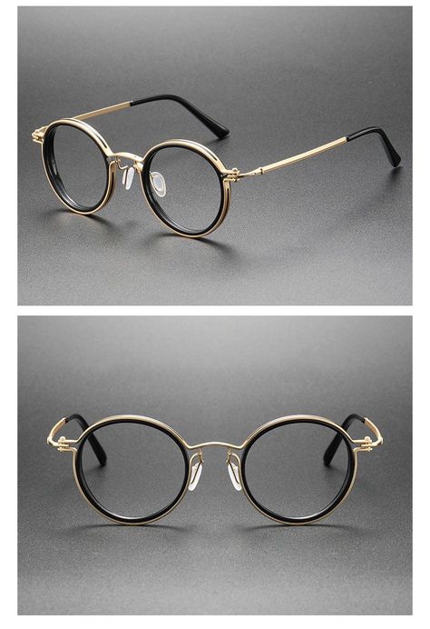 Vintage Japanese Designer Round Titanium Vintage Round Glasses Frames For Men Ideal For Reading, Prescription, Myopia And Optical Eyewear From Quinbamuel, $24.24 | DHgate.Com Retro Eye Glasses, Vintage Round Glasses, Stylish Glasses For Men, Glasses Frames For Men, Vintage Eye Glasses, Mens Glasses Fashion, Mens Glasses Frames, Round Glasses Frames, Optical Eyewear