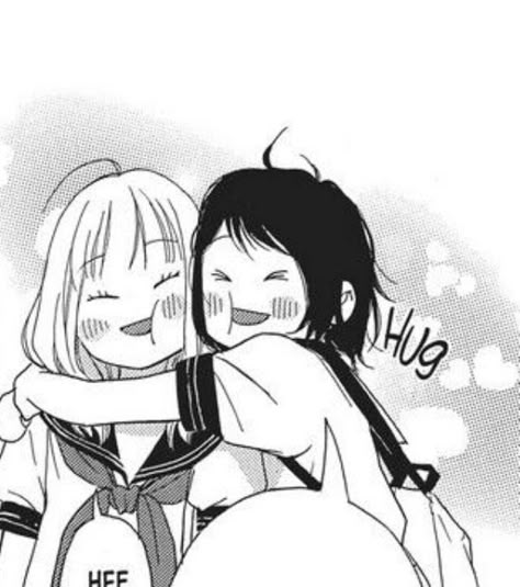 Best Friend Hug, Hugging Drawing, Anime Hug, Friends Hugging, Matching Friend, Special Girl, Anime Wall Art, Star Girl, Manga Girl