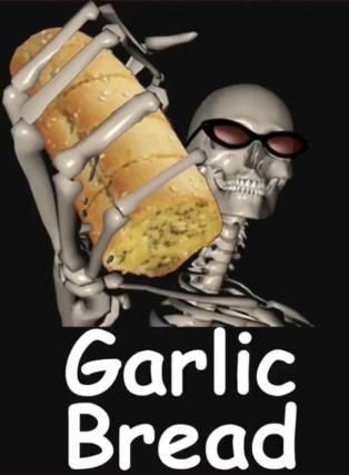 Bread Meme, Skeleton Meme, Silly Skeleton, Cool Skeleton, Funny Png, Meme Funny, Food Humor, Some Funny Videos, Garlic Bread