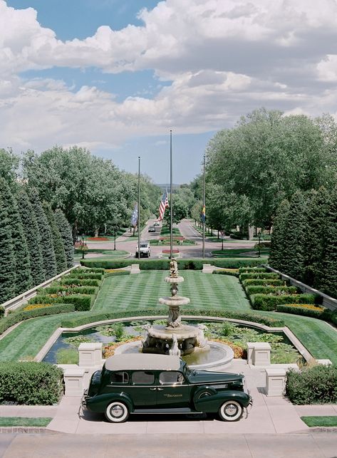 A Sophisticated Wedding with a European Vibe at a Historic Colorado Hotel Broadmoor Wedding Colorado, The Broadmoor Wedding, Broadmoor Wedding, Parisian Table Setting, Broadmoor Hotel, Wedding Birds, King Photography, Ceremony Design, Sophisticated Wedding