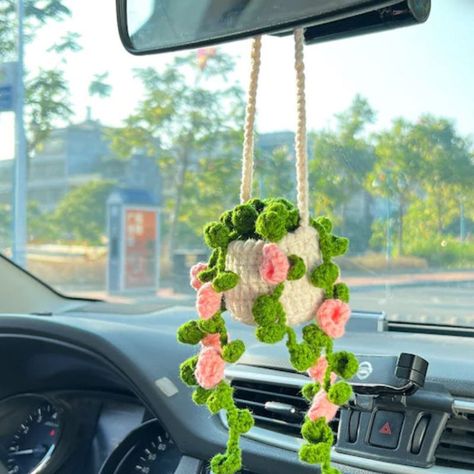 Crochet car decor