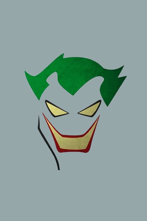 Joker Painting Easy, Joker Pictures, Joker Drawing Easy, Joker Symbol, Tattoo Leo, Joker Logo, Joker Cartoon, Joker Mask, Joker Drawings