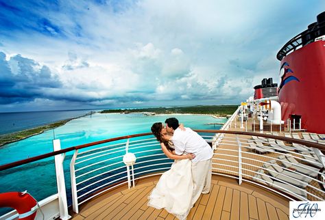 Photo Credit:  Jennifer Werneth Photography Disney Cruise Wedding, Cruise Ship Wedding, Honeymoon Cruise, Yacht Wedding, Disney Weddings, Cheap Cruises, Ship Wedding, Cruise Wedding, Princess Cruises