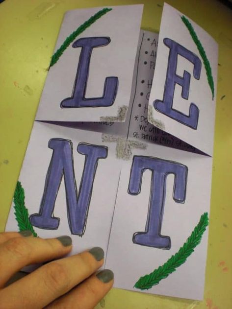 Lent Kids Activity, Lent Activities For Kids Catholic, Lent Crafts For Kids, Lent Crafts, Ccd Activities, Lenten Activities, Religion Activities, Catholic Lent, Fulton Sheen