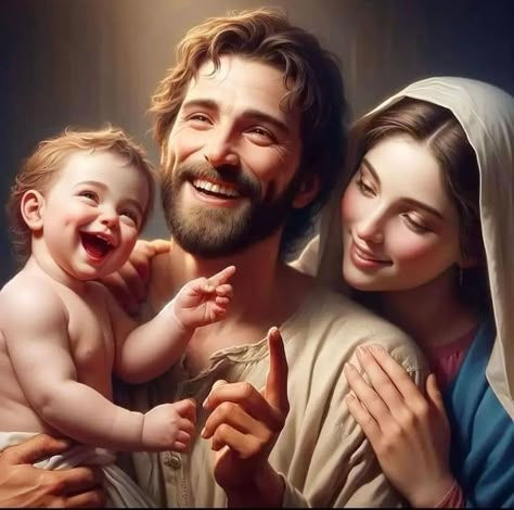 Divine Infant Jesus, Mother Mary Pictures, Jesus Mother, Mother Mary Images, Catholic Pictures, Mary Pictures, Mary And Joseph, Jesus Mary And Joseph, Religious Pictures