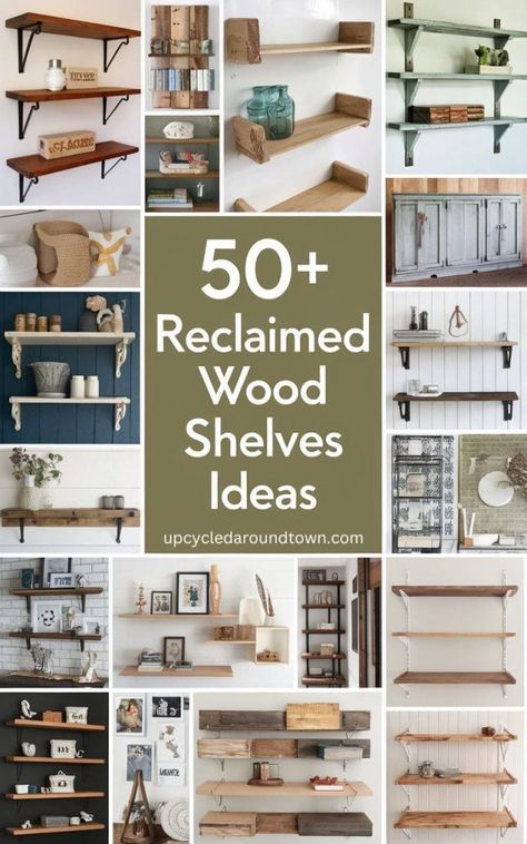 Diy Wooden Shelves, Wood Wall Shelves, Wooden Cubby, Diy Wood Wall, Reclaimed Wood Shelves, Farmhouse Shelves, Stories To Tell, Eco Friendly Home, Wood Wall Shelf