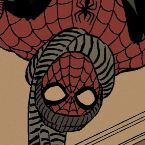 Cute Spider Man Pfp, Spider Man Webs, Spider Man Comic Icons, Spider Man Profile Picture, Spiderman Comic Pfp, Spider Man Phone Theme, Spiderman Panels, Zac Core, Spiderman Comic Icons