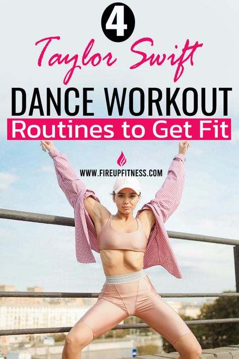 4 Top Taylor Swift Dance Workout Routines to Get Fit One Song Workout, Taylor Swift Workout Routine, Taylor Swift Workout, Morning Workout At Home, Dumbbell Workout At Home, One Song Workouts, Dance Workout Routine, Dance Workouts, Beginner Workout At Home