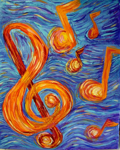 Music Music Inspired Paintings, Piano Painting Ideas, Music Acrylic Painting, Music Mural, Music Notes Drawing, Music Notes Art, Music Drawings, Notes Art, Music Painting