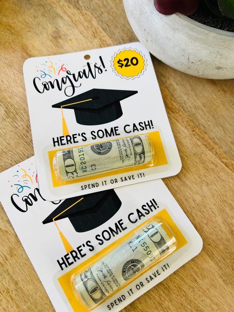 Congrats Gift Ideas, Money Holder, Money Holders Card, Congrats Gifts, Graduation Money Gifts, Diy Graduation Gifts, Graduation Money, Graduation Party Favors, Kids Labels