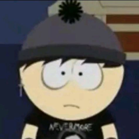 Emo South Park Pfp, Kenny Mccormick Without Hood, Goth Characters, Ku Art, Trey Parker, Goth Kids, Tweek And Craig, Kyle Broflovski, Eric Cartman