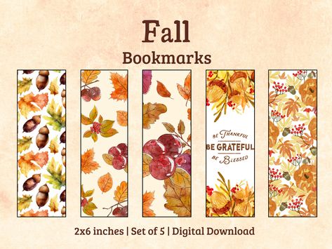 Fall Themed Bookmarks, Fall Bookmarks, Bookmarks Ideas, Autumn Bookmark, Themed Bookmarks, Key Club, Bookmarks For Books, Fall Mood, Fallen Book