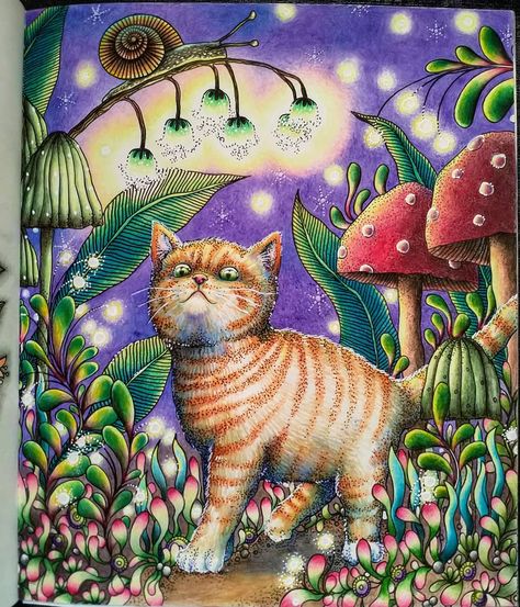 Hanna Karlzon Daydreams, Colouring Pics, Curiosity Killed The Cat, Adult Coloring Designs, Adult Colouring Pages, Hanna Karlzon, Adult Coloring Book Pages, Rare Animals, Coloring Tutorial