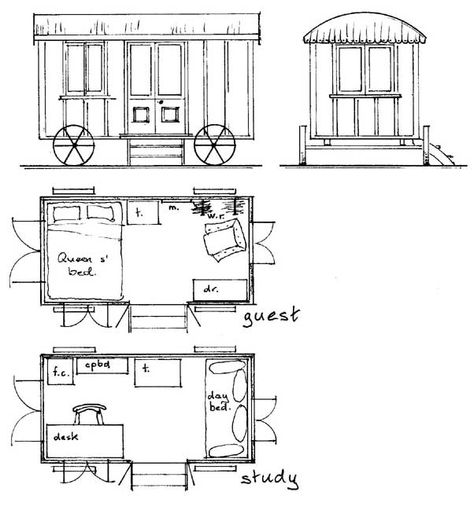 Shepherd Hut, Shepherd Huts, English Shepherd, Micro House, Shepherds Hut, Covered Wagon, Single Room, Tiny Spaces, Small Cabin