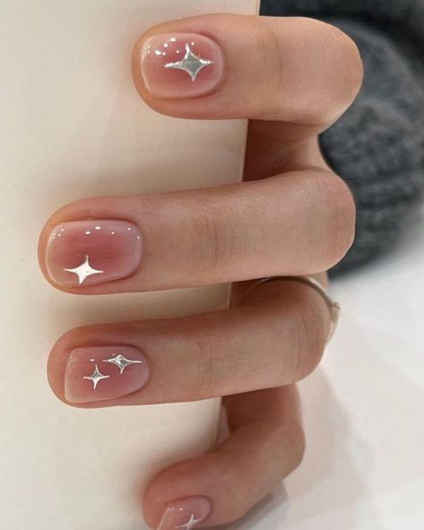 Uñas Aesthetic, Minimal Nails Art, Mens Nails, Hello Nails, Minimal Nails, Blush Nails, Soft Nails, Kawaii Nails, Short Nail