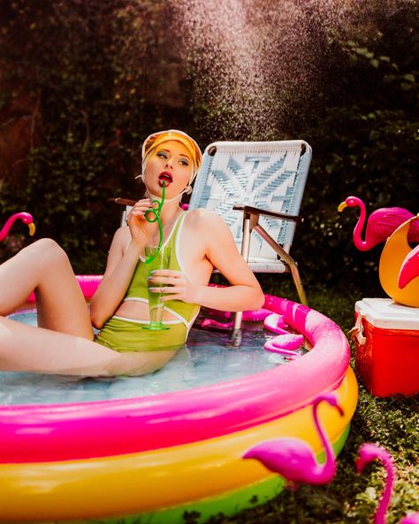 ‘mingo madness 🦩 #editorial #fashionphotography #creativeconcepts #pinkflamingo #canon #bhcreators #bostonportraitphotographer… | Instagram Popsicle Photoshoot, Summer Editorial Photoshoot, Vintage Poolside Photoshoot, Blow Up Pool Photoshoot, Poolside Editorial Photoshoot, Pool Party Editorial, Pool Fashion Editorial, Summer Editorial, Summer Shoot