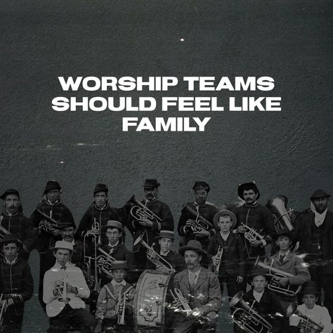 As worship leaders, we can help our team members feel like they're part of something bigger than themselves. Under our leadership, they should feel like they're in a family that is supportive, mission-minded, and devoted to Jesus.  Check out our new episode "4 Ways To Help Your Worship Team Grow Closer Relationally And Spiritually" on YouTube and anywhere you listen to podcasts! Worship Team, Worship Leader, Church Graphic Design, A Little Life, Team Members, Something Big, Little Life, Team Member, Prayer Board