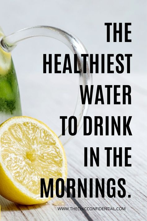 I drink this water every single morning! It's so healthy and full of good benefits. Click to read more. Morning Water Drink, Healthiest Water To Drink, Why Drink Water, Healthy Morning Drinks, Water To Drink, Morning Water, Healthy Water Drinks, Health Drinks, Healthy Breakfast Recipes Easy