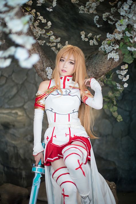 Sao Cosplay, Asuna Cosplay, Anime Cosplay Ideas, Steampunk Cosplay, Kawaii Cosplay, Anime Costumes, Cute Cosplay, Costume Wigs, Best Cosplay