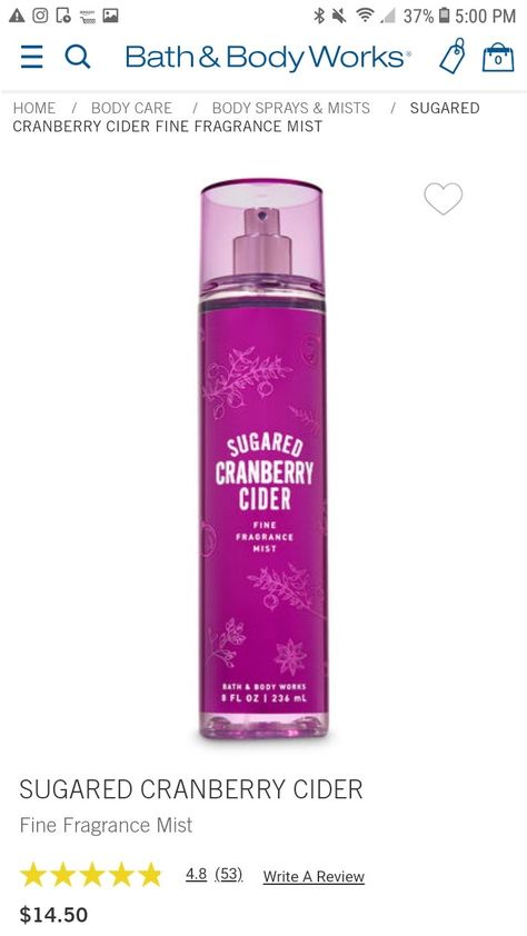 Sugared Cranberry, Cranberry Cider, Sugared Cranberries, Fragrance Mist, Body Spray, Body Works, Bath And Body Works, Cider, Cranberry