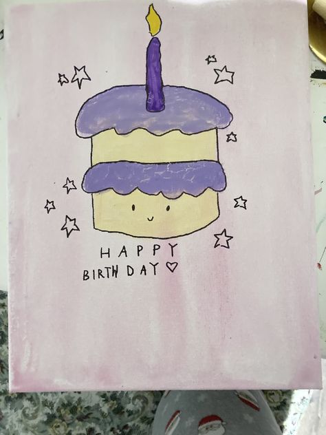 #Painting #birthday #art Painting Birthday, Birthday Art, A Birthday Present, Birthday Present, Birthday Presents, My Friend, Happy Birthday, My Art, Birthday