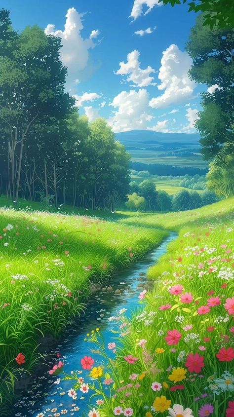 Nature Landscape Wallpaper, Dreamy Artwork, Dreamy Landscapes, Yes But, Beautiful Landscape Wallpaper, Fantasy Art Landscapes, 판타지 아트, Beautiful Scenery Nature, Dreamy Art