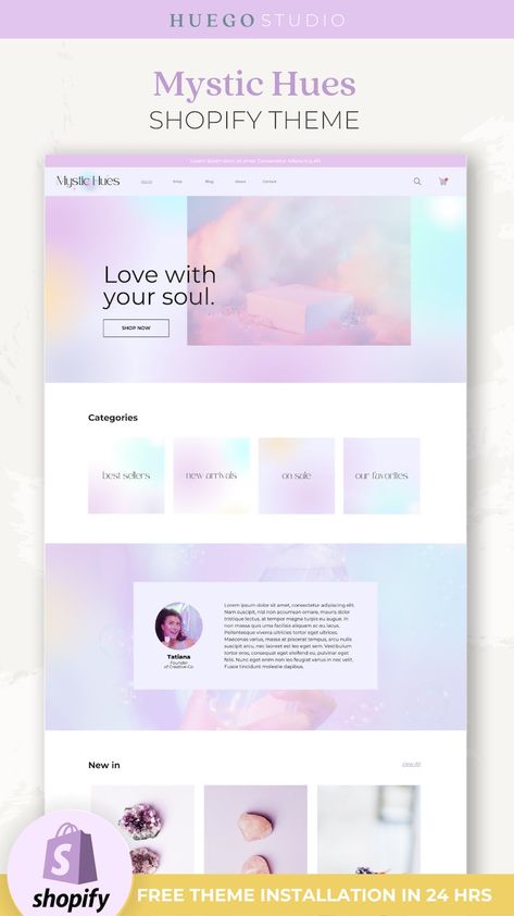 Purple Premium Shopify Theme Minimalist Mobile Friendly - Etsy Australia Purple Website Design, Rainbow Website, Simple Website Design, Web Ideas, Website Design Inspiration Layout, Business Website Design, Tarot Reader, Shopify Design, Purple Themes