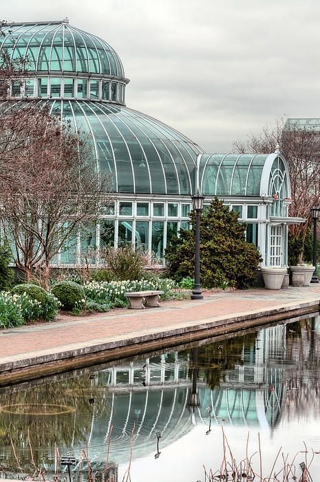 Greenhouses For Sale, Pool Terrace, Brooklyn Botanical Garden, Brooklyn Botanic Garden, Japanese Cherry Tree, Palm House, Greenhouse Interiors, Greenhouse Plans, Prospect Park